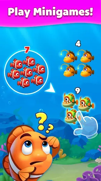 Solitaire Fish  [МОД Unlimited Money] Screenshot 3