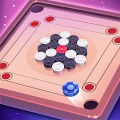 Скачать взломанную Carrom Lure - Disc pool game (Карром Лур)  [МОД Unlocked] - последняя версия apk на Андроид