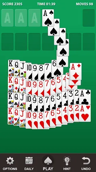 Solitaire.  [МОД Unlimited Money] Screenshot 2