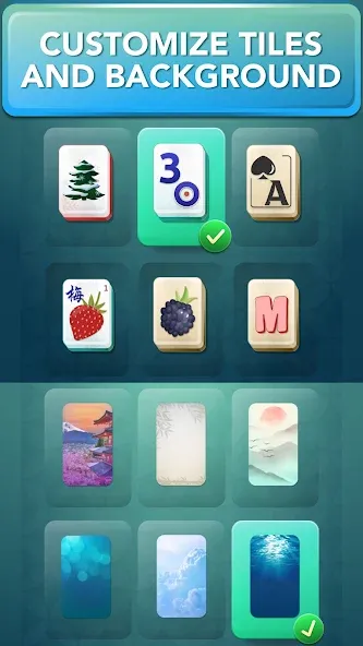 Solitaire Mahjong for Seniors  [МОД Меню] Screenshot 3