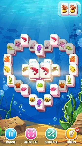 Mahjong Fish (Маджонг Рыбы)  [МОД Menu] Screenshot 1