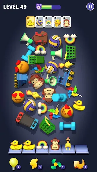 Matching Fun: Match Triple 3D (Матчинг Фан)  [МОД Все открыто] Screenshot 2