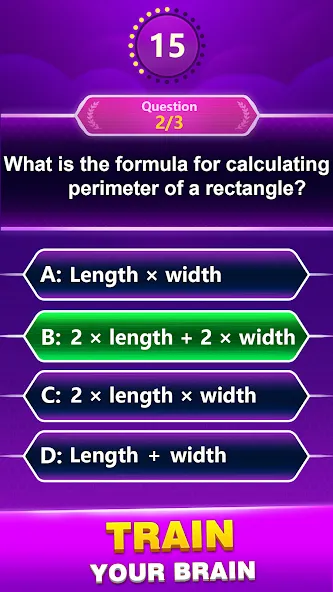 Math Trivia - Quiz Puzzle Game (Математические загадки)  [МОД Много монет] Screenshot 3