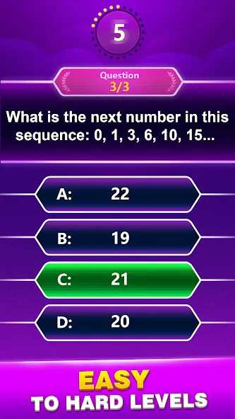 Math Trivia - Quiz Puzzle Game (Математические загадки)  [МОД Много монет] Screenshot 4