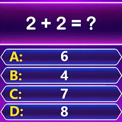 Скачать взломанную Math Trivia - Quiz Puzzle Game (Математические загадки)  [МОД Много монет] - последняя версия apk на Андроид