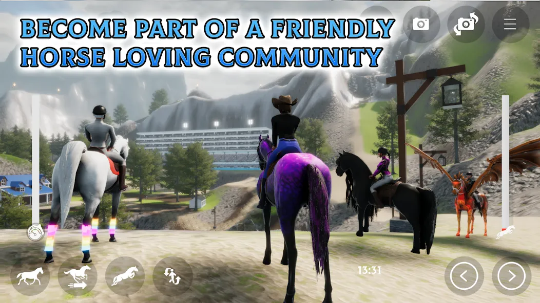 Horse Academy - Equestrian MMO (Хорс Академи)  [МОД Unlocked] Screenshot 4