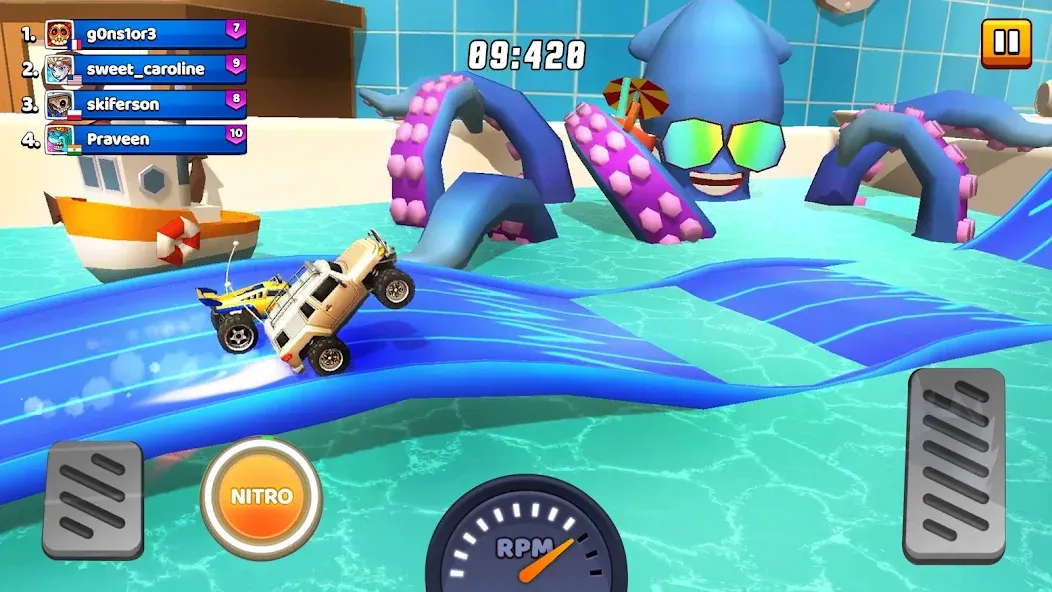 Nitro Jump - Car Racing (Нитро Джамп Рейсинг)  [МОД Много денег] Screenshot 2