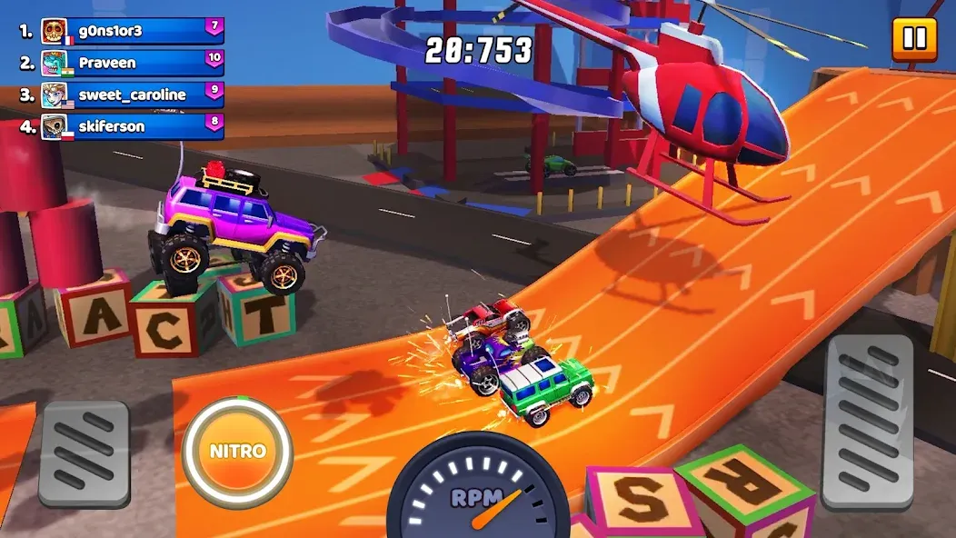 Nitro Jump - Car Racing (Нитро Джамп Рейсинг)  [МОД Много денег] Screenshot 3