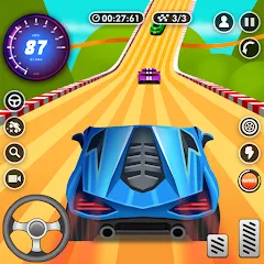 Взломанная Nitro Jump - Car Racing (Нитро Джамп Рейсинг)  [МОД Много денег] - полная версия apk на Андроид