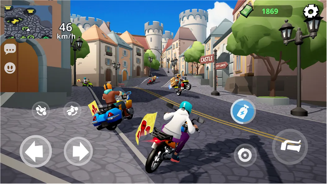 Moto City: Mad Bike Delivery (Мото Сити)  [МОД Меню] Screenshot 1