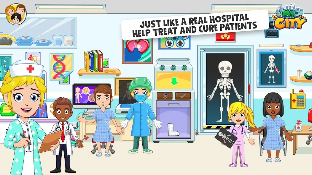 My City : Hospital (Мой город)  [МОД Unlimited Money] Screenshot 2