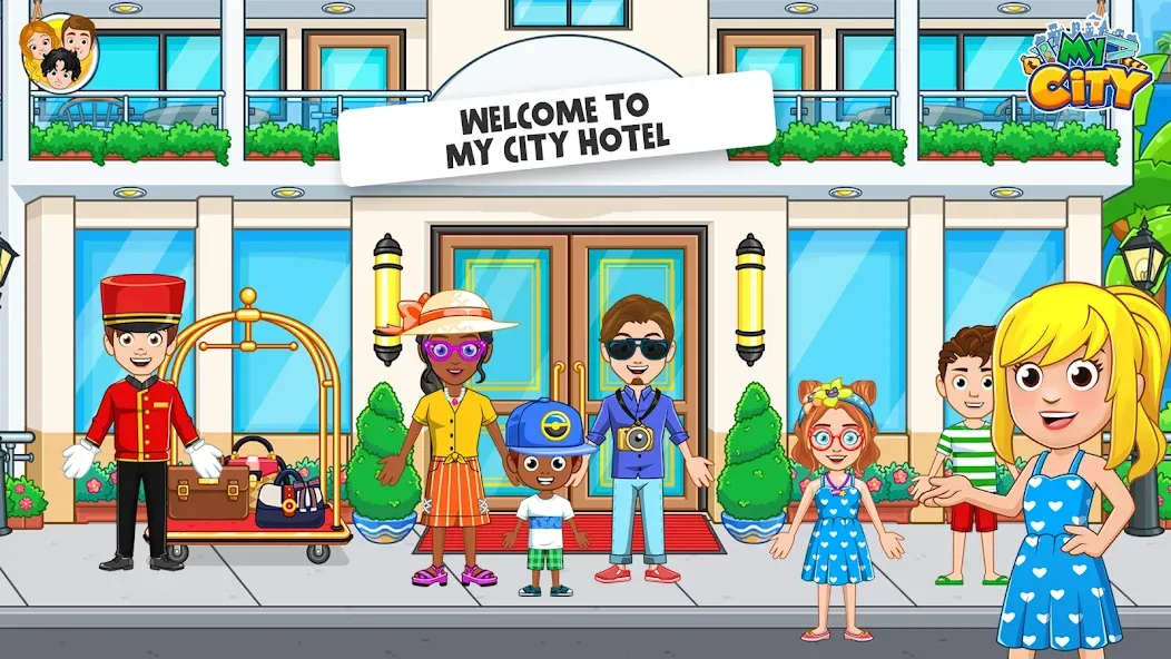 My City : Hotel (Мой Город)  [МОД Unlimited Money] Screenshot 1