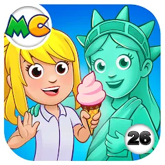 Взломанная My City: NewYork Trip (Мой город)  [МОД Mega Pack] - полная версия apk на Андроид