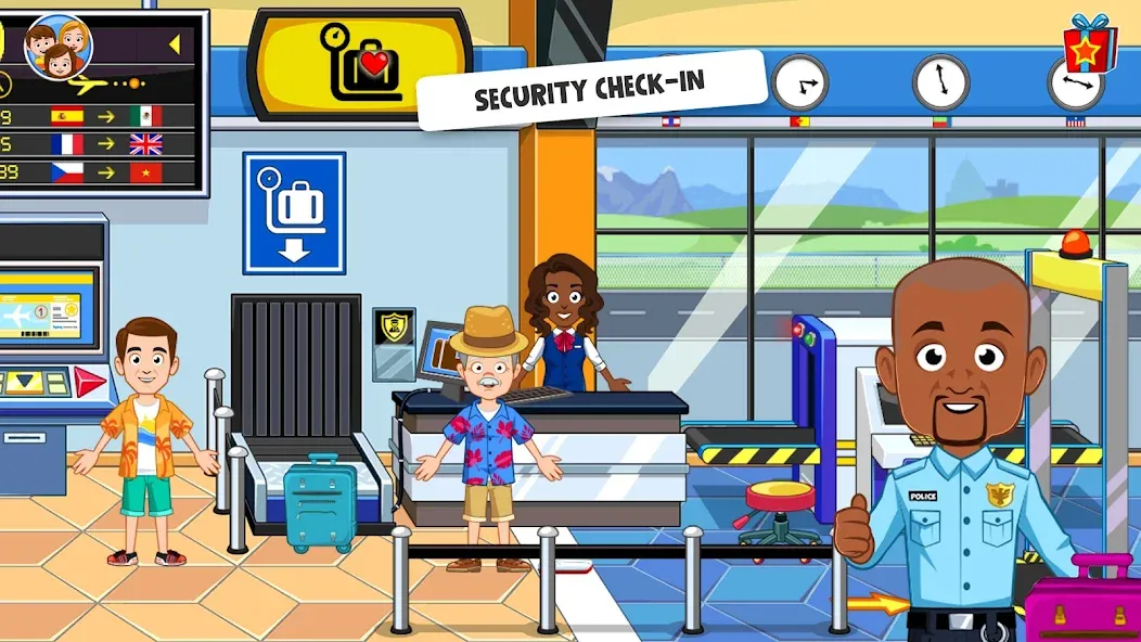 My Town Airport games for kids (Май Таун)  [МОД Mega Pack] Screenshot 3