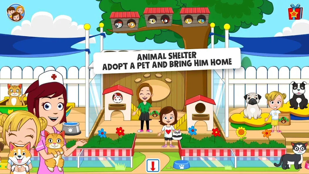 My Town: Pet games & Animals (Май Таун)  [МОД Menu] Screenshot 4