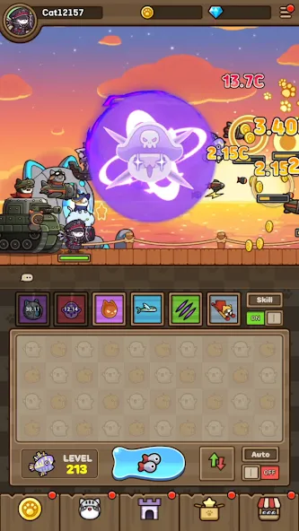 Cat Hero : Idle RPG (Кэт Хиро)  [МОД Все открыто] Screenshot 3