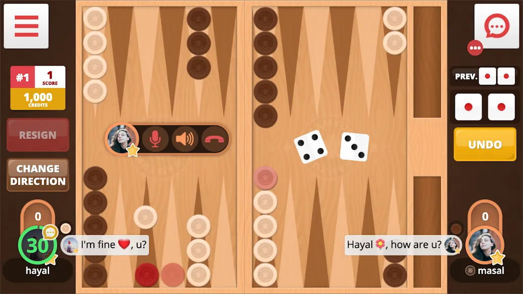 Backgammon Online (Тавла Онлайн)  [МОД Бесконечные монеты] Screenshot 1