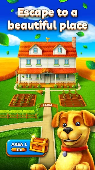 Joey's Farm - Tile Match  [МОД Меню] Screenshot 3