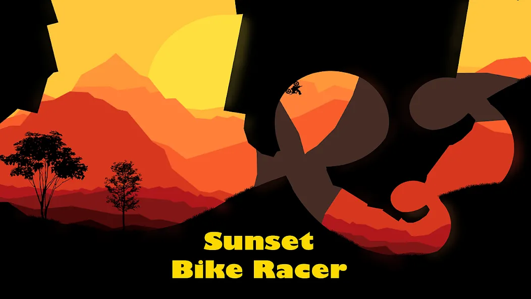 Sunset Bike Racer - Motocross (Сансет Байк Рейсер)  [МОД Menu] Screenshot 1