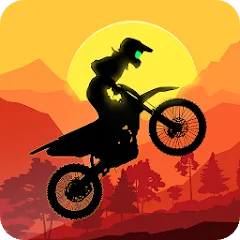 Взломанная Sunset Bike Racer - Motocross (Сансет Байк Рейсер)  [МОД Menu] - последняя версия apk на Андроид