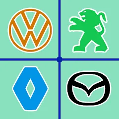 Взломанная Car Logo Quiz — Guess the Car  [МОД Много монет] - последняя версия apk на Андроид