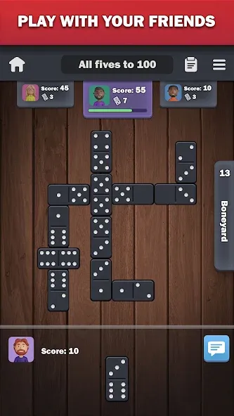 Dominoes online - play Domino!  [МОД Mega Pack] Screenshot 2