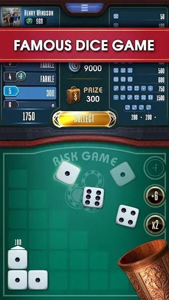 Farkle online 10000 Dice Game  [МОД Mega Pack] Screenshot 1