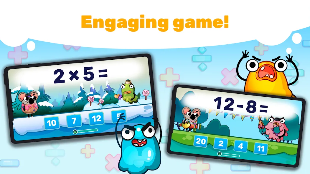 Fun Math Facts: Games for Kids  [МОД Бесконечные монеты] Screenshot 2