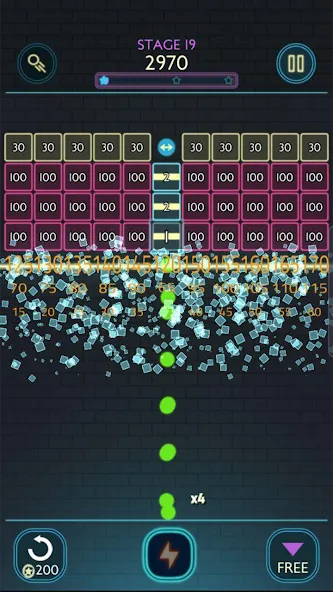 Neon bricks  [МОД Unlimited Money] Screenshot 5