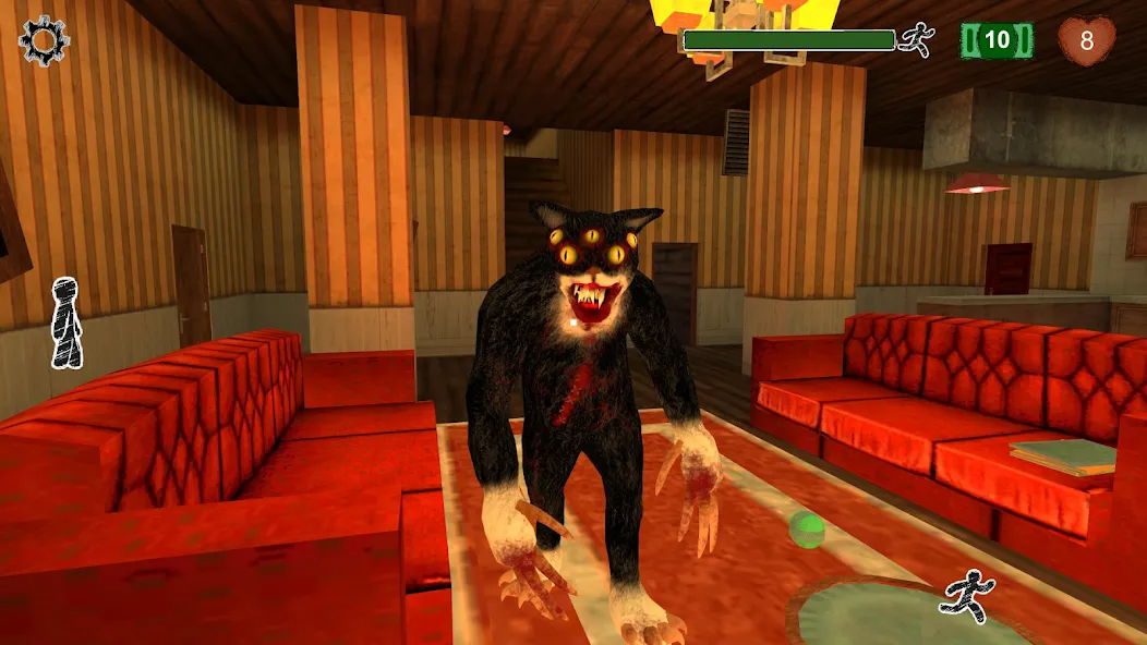 Cat Fred Evil Pet. Horror game  [МОД Все открыто] Screenshot 1