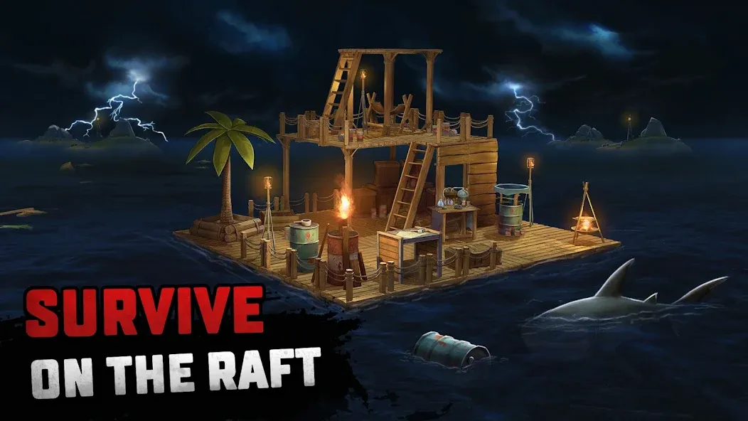 Raft® Survival - Ocean Nomad (Рафт)  [МОД Меню] Screenshot 1