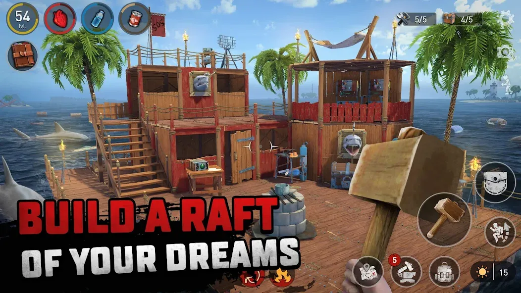 Raft® Survival - Ocean Nomad (Рафт)  [МОД Меню] Screenshot 5