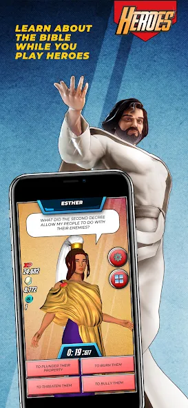 Bible Trivia Game: Heroes (Библейская игра викторина)  [МОД Menu] Screenshot 2