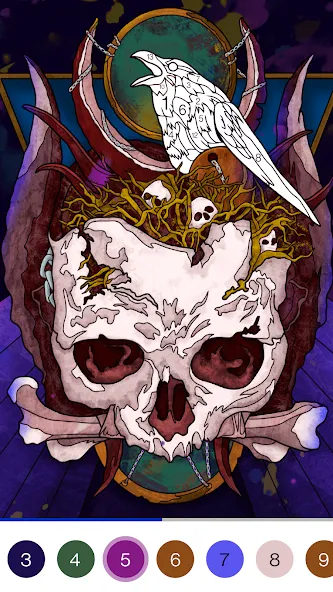 Coloring Book -Paint by Number (Малер Плюс)  [МОД Много монет] Screenshot 5