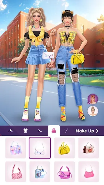 College Dress Up for Girls (Капель Макеовер)  [МОД Меню] Screenshot 5