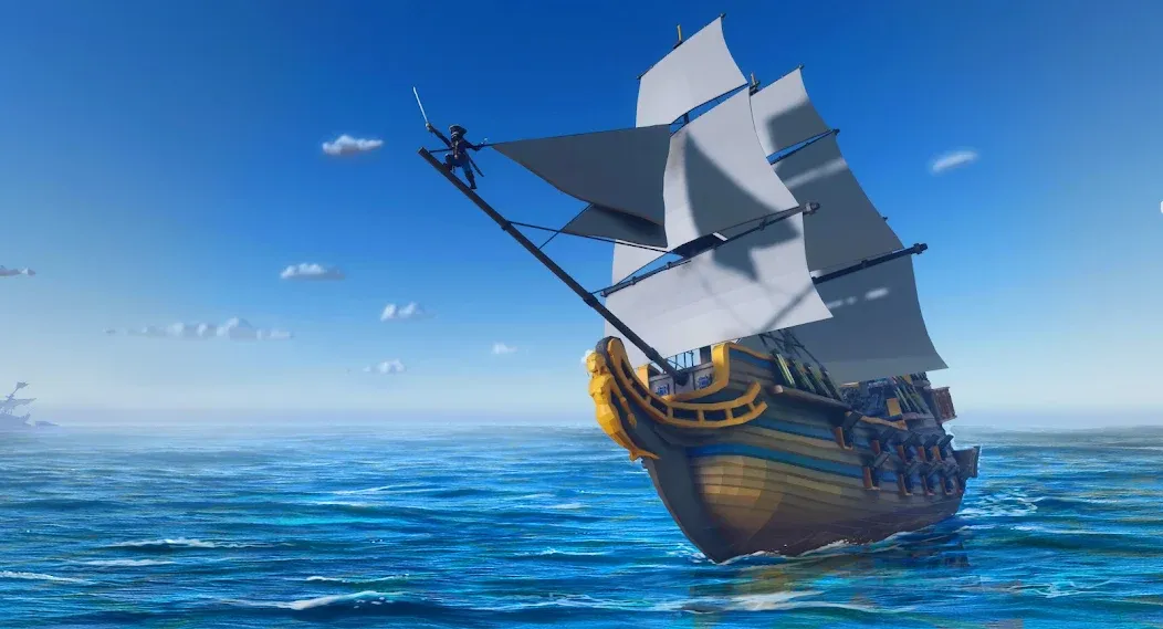 Pirate Polygon Caribbean Sea (Пиратская Полигон Карибское море)  [МОД Mega Pack] Screenshot 1