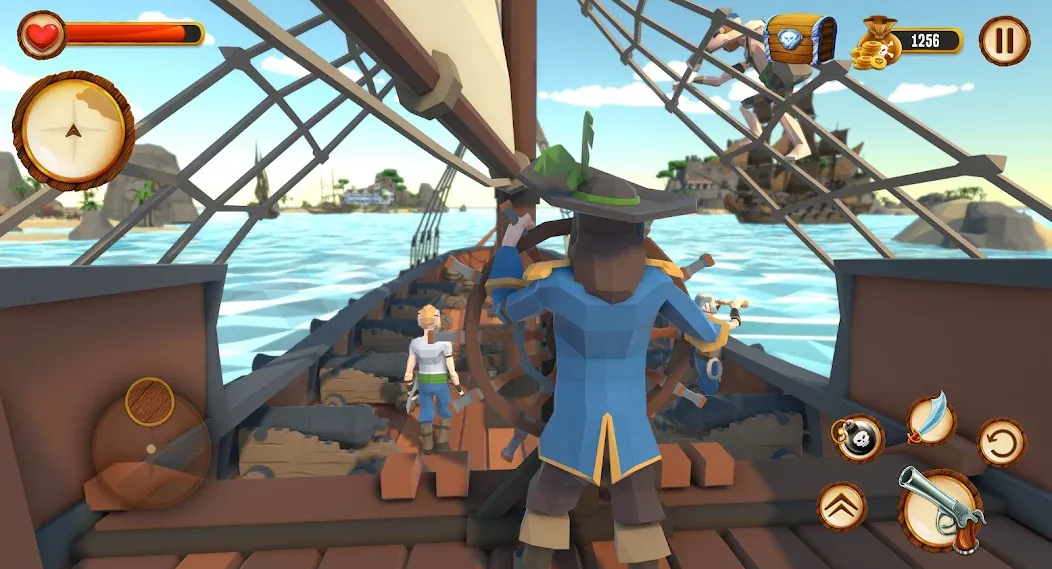 Pirate Polygon Caribbean Sea (Пиратская Полигон Карибское море)  [МОД Mega Pack] Screenshot 2