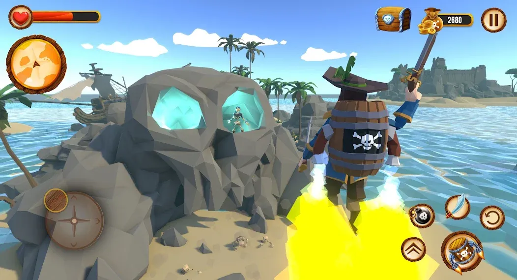 Pirate Polygon Caribbean Sea (Пиратская Полигон Карибское море)  [МОД Mega Pack] Screenshot 4