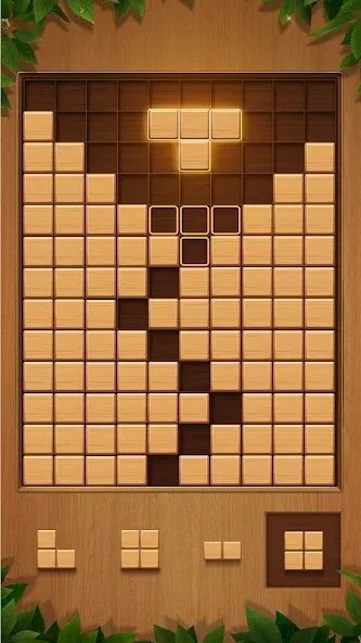 QBlock: Wood Block Puzzle Game (Вуд Блок Пазл)  [МОД Много денег] Screenshot 1