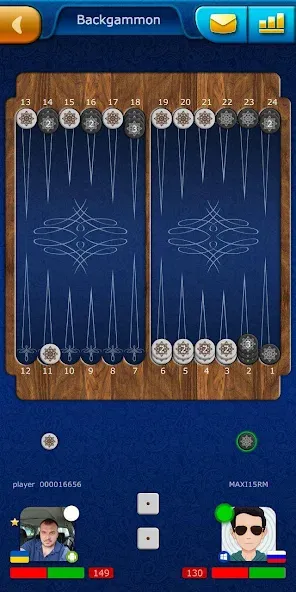 Backgammon LiveGames online  [МОД Mega Pack] Screenshot 2