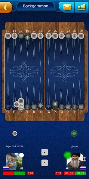 Backgammon LiveGames online  [МОД Mega Pack] Screenshot 3