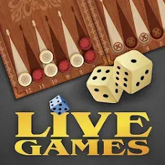 Скачать взломанную Backgammon LiveGames online  [МОД Mega Pack] - стабильная версия apk на Андроид