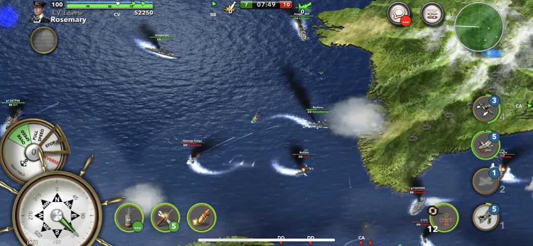 Navy Field: Online Sea Battles (НеиФилд)  [МОД Mega Pack] Screenshot 4