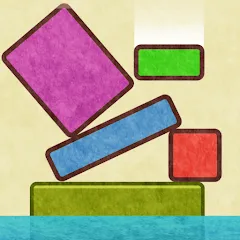 Взломанная Drop Stack Block Stacking Game (Дроп Стэк блочная игра с укладкой блоков)  [МОД Бесконечные деньги] - полная версия apk на Андроид