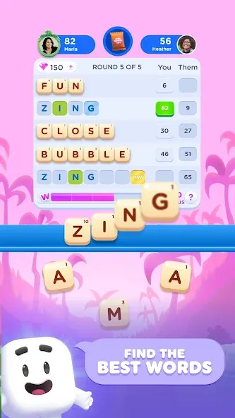 Wordzee! - Social Word Game  [МОД Все открыто] Screenshot 1