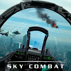 Скачать взломанную Sky Combat: War Planes Online (Скай Комбат)  [МОД Mega Pack] - полная версия apk на Андроид