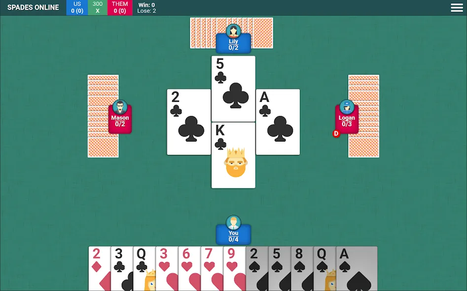 Spades Card Game (Спейдс Карточная Игра)  [МОД Много монет] Screenshot 5