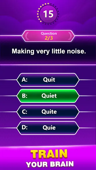Spelling Quiz - Word Trivia (Спеллинг Квиз)  [МОД Все открыто] Screenshot 2