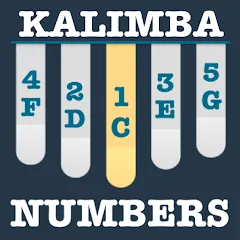 Скачать взломанную Kalimba App With Songs Numbers (Калимба приложение с песнями и цифрами)  [МОД Много монет] - полная версия apk на Андроид