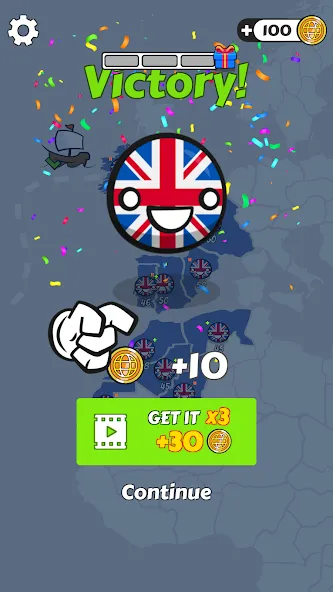 Country Balls: World War (Кантри Болс)  [МОД Menu] Screenshot 5